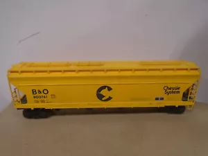 STANDARD O B&O CHESSIE SYSTEM 14" LONG COVERED HOPPER - Picture 1 of 6