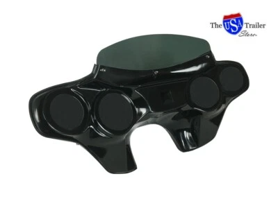 Batwing Fairing for Indian Chief Dark Horse Motorcycle Fiberglass 4 Speaker  Foto 1 de 4