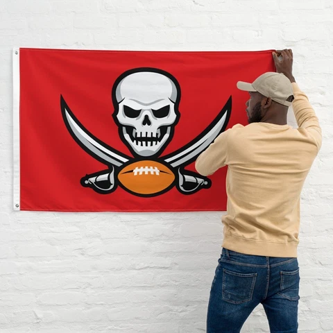 Tampa Bay Buccaneers 3x5 ft Flag NFL Super Bowl Champions Bucs Skull Banner Cover