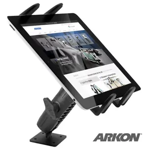 Extra Heavy Duty Metal Drill Base Mount w/Adjustable Tablet Holder for Car/Truck - Picture 1 of 12