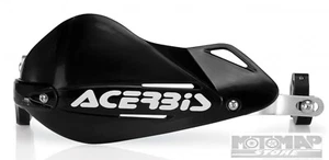 Coppia Paramani Cross Enduro Motard Acerbis SUPERMOTO Nero + Kit Montaggio - Foto 1 di 1