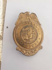 Vintage  Special  Officer Badge marked MP Co. Made in USA pat#1759639