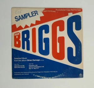 *RARE* BRIAN BRIGGS: Sampler LP Promomotional Copy  AEO PART 1 & 2 Rock & Pop - Picture 1 of 12