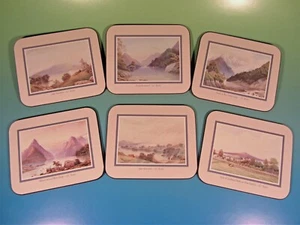 Jason J.C. Hoyte New Zealand Scenes Auckland Milford Sound Coasters Set of 6 EUC - Picture 1 of 12