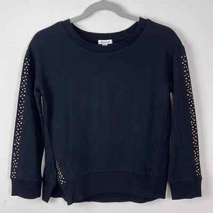 Ella Moss Girl Rose Gold Studded Trim Sweatshirt NWT SIZE 12 - Picture 1 of 6