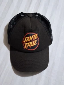 SANTA CRUZ Truckers Style Cap Hat One Size Youth / Junior Good Clean Condition - Picture 1 of 3