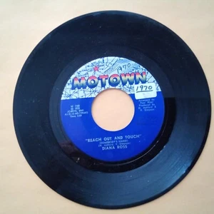 45 RPM Record   DIANA ROSS  Reach Out And Touch Me / Dark Side of the World  VG+ - Imagen 1 de 3
