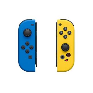 Nintendo HACAJATAA Joy-Con (L) (R) Fortnite Fleet Force Blue and Yellow (VG)