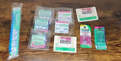 LOTE GOMA 612 Proxabrush mango y Go-Betweens cilíndrico 30 recambios de cepillo Foto 1 de 4