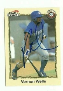 Vernon Wells 1998 Team Best signed auto autographed card Blue Jays - Picture 1 of 1