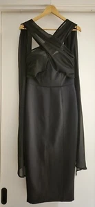 Misha Collection Shiffon Scarf Dress 10 - Picture 1 of 7