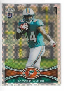 2012 TOPPS CHROME LAMAR MILLER REFRACTOR RC #38 MIAMI DOLPHINS - Picture 1 of 2