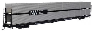 Walthers Mainline 910-8123 HO Scale 89' Flatcar w/Bi-Level Shielded Auto Rack - Picture 1 of 1