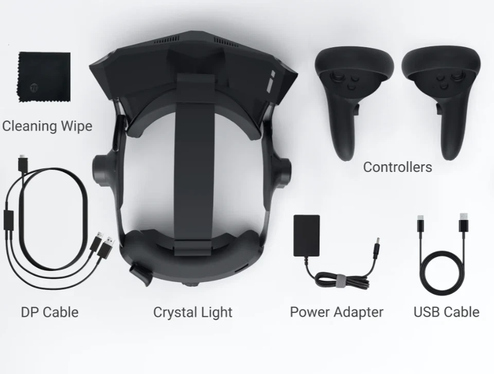 Pimax Crystal Light VR Headset  New & Boxed  Ultra-Sharp 2880×2880 Per Eye  - Image 1 of 4