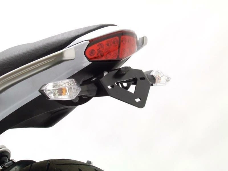 Support de plaque R&G RACING noir Kawasaki ER-6 F/N - Photo 1/2