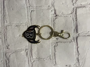 VTG Baltimore Ravens Enameled Logo Key Chain NFL Football 1998 - Picture 1 of 2