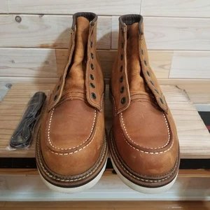 Stivali Red Wing 1907 CLASSIC WORK mocassino US:8D pelle marrone buone condizioni - Foto 1 di 16