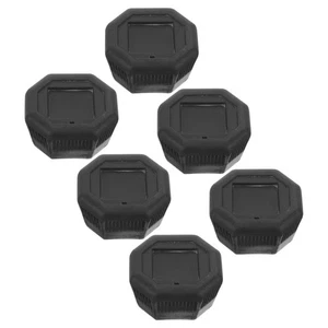 6 Pcs Tennis Racket Back Bottom Cover Plastic End Caps for Handle - Picture 1 of 12