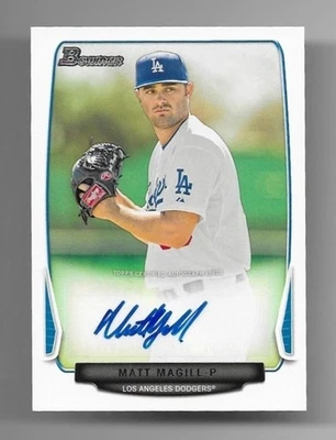 matt magill 2013 bowman prospect autograph rc auto #bpa-mm - Image 1 of 2