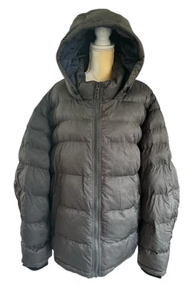 New! Tommy Hilfiger Men’s 5X Winter Hooded Jacket Gray Wind/ Water Resistant - Image 1 of 4