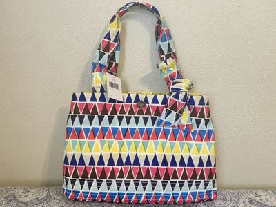 Nuevo con etiquetas Bolso de Hombro Kate Spade Plancha Nylon Maryanne Geométrico Verano Bolso de Mano Foto 1 de 4