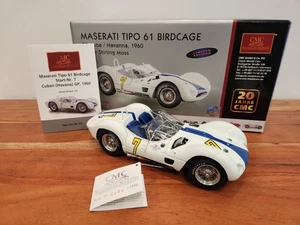 CMC Maserati Tipo 61 Birdcage #7 Havana GP 1960 – Limited Edition Diecast M-125 - Picture 1 of 14