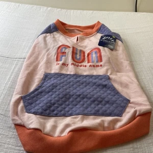 YOULY "Fun is my Middle Name" Rundhalsausschnitt Hundepullover Shirt XLarge Sweatshirt Neu mit Etikett - Bild 1 von 6