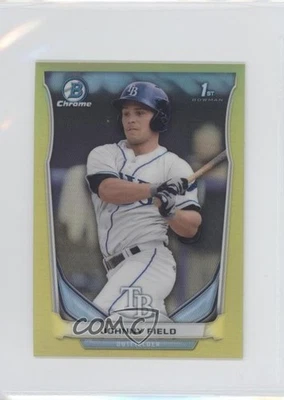 2014 Bowman Chrome Minis Yellow Refractor /25 Johnny Field #186 - Image 1 of 2