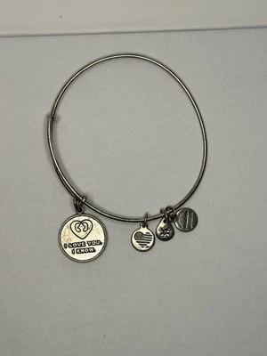 alex and ani bracelet silver Disney I Love You I Know Charm - Image 1 of 3