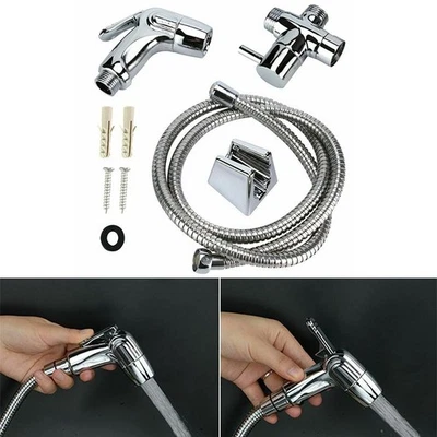 ABS Pulvérisateur Douchette Tête Bec Salle de Bain Wc Bidet Shattaf Kit Spray - Photo 1/4