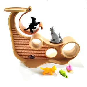 Playmobil Cat Kitten X3 Activity Toy 71744 Cafe B5 - Picture 1 of 2