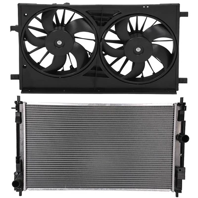 Kit de ventilador de refrigeração radiador elétrico para 2007 2008 2009-2017 Jeep Compass Patriot - Imagem 1 de 4
