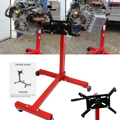 450kg Motorständer Motorheber Getriebeheber Faulenzer Hebebühne Klauenheber NUE - Bild 1 von 4