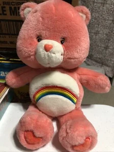 Care Bear Peluche Arco Iris 13" en Rosa Relleno Buen Estado Usado - Imagen 1 de 2