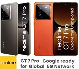 New 100% Unlocked Realme GT 7 Pro 5G Mobile, 50MP Snapdragon8 Elite 6500mAh +OTA - Picture 1 of 10