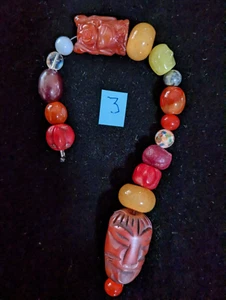 Choice of one Ceiling Fan Light Lamp Pull Chain-Stone, Ceramic, Glass - Bild 1 von 2