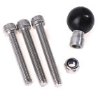 Motorcycle Handlebar Clamp Base 1 inch 25mm Ball with M8 Screws for Ram Mount