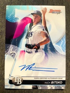 2020 Bowman's Best Nick Bitsko Rookie RC Best Of 2020 Auto Autograph Card - Picture 1 of 2