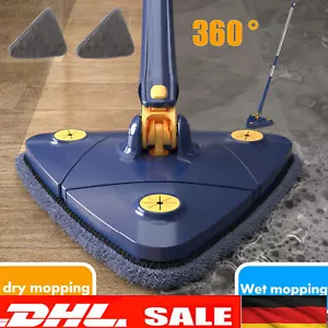 Triangel Wischmopp Set, Reinigungsmopp 360° Drehbar, Dreieckig Verstellbar DE - Bild 1 von 19