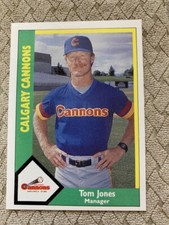 1990 CMC AAA/ProCards Calgary Cannons - Individual Picks Very Good/NM Cond