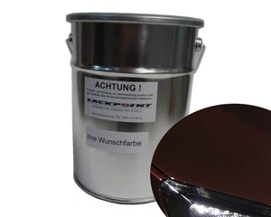 Pintura base de 2 litros lista para pulverizar adecuada para Opel 41C marrón caoba coche metálico - Imagen 1 de 1