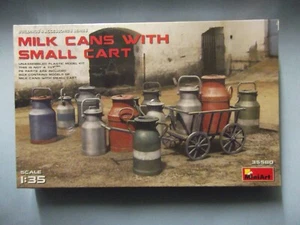 Miniart Milk Cans with small Cart 1/35 35580 - Imagen 1 de 2
