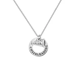 Cheerleading Pendant Necklace Cheerleader Necklace Gifts Jewelry for Girls Teens - Picture 1 of 6
