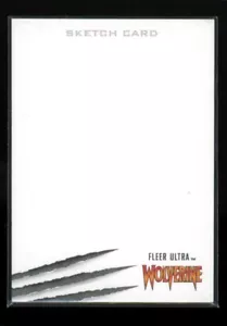 Marvel 2022 Fleer Ultra Wolverine Artist Sketch Card Blank - Picture 1 of 2