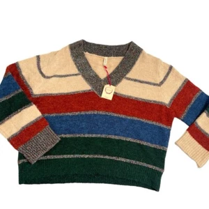 RAGA Garcia Multi Color Pullover Sweater NWT Size M - Picture 1 of 3