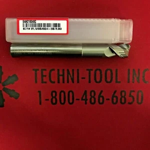 5AN216046C 5/8 x 3/4 x 5 unbeschichtet R = 1,524 Vierkant 2FL CC HP Schaftfräser 3336086 - Bild 1 von 1