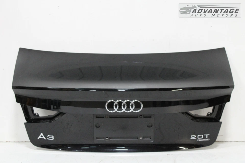 AUDI A3 QUATTRO 2015-2017 8V MALETERO TRASERO TAPA CUBIERTA NEGRO BRILLANTE OEM Foto 1 de 4