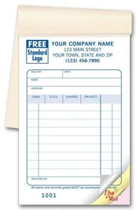 250 Modulo di vendita piccolo multiuso / 3,375" x 5,125" / Nebs Deluxe 50-2 - Foto 1 di 1