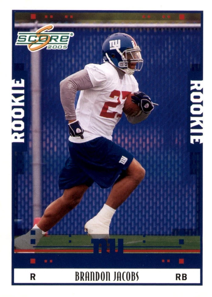 2005 Score Brandon Jacobs Rookie Card #379 - Image 1 of 1