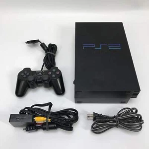 Sony PlayStation 2 PS2 Black Console Gaming System SCPH-50001 - Picture 1 of 1